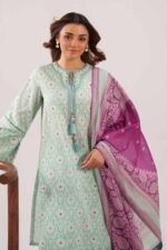 3 Piece - Printed Embroidered Suit - 42601162