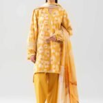 3 Piece - Digital Printed Embroidered Suit - 42601200
