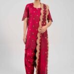 3 Piece - Digital Printed Embroidered Suit - 42601202