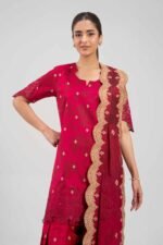 3 Piece - Digital Printed Embroidered Suit - 42601202 - Image 2