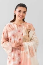 3 Piece - Digital Printed Embroidered Suit - 42601203 - Image 2