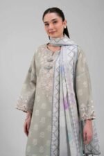 3 Piece - Digital Printed Embroidered Suit - 42601204 - Image 2