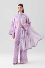 3 Piece - Digital Printed Embroidered Suit - 42601207