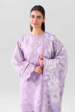 3 Piece - Digital Printed Embroidered Suit - 42601207 - Image 2