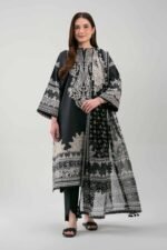 3 Piece - Digital Printed Embroidered Suit - 42601212