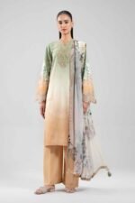 3 Piece - Digital Printed Embroidered Suit - 42601214