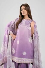 3 Piece - Digital Printed Embroidered Suit - 42601216 - Image 2