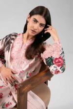 3 Piece - Digital Printed Embroidered Suit - 42601220 - Image 2