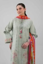 3 Piece - Digital Printed Embroidered Suit - 42601221 - Image 2