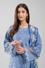 3 Piece - Digital Printed Embroidered Suit - 42601224 - Image 2