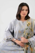 3 Piece - Digital Printed Embroidered Suit - 42601228 - Image 2