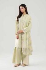 3 Piece - Digital Printed Embroidered Suit - 42601231