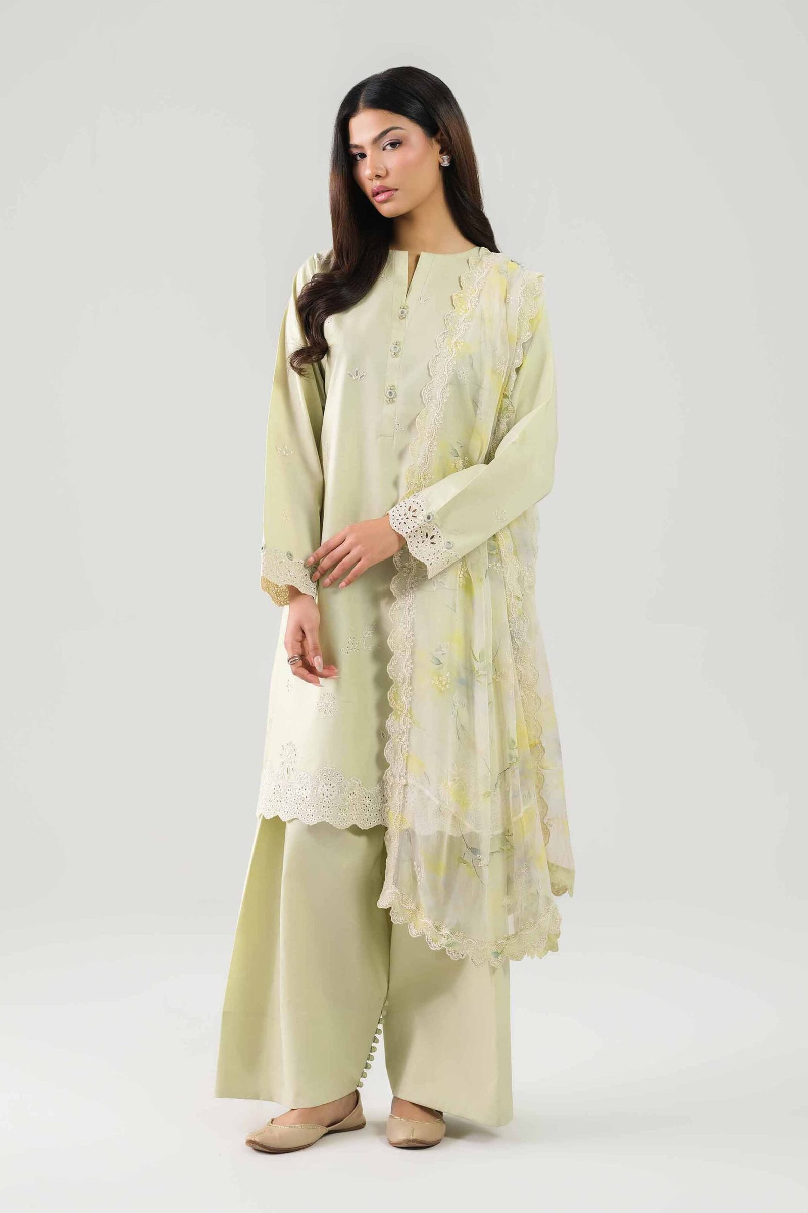 42601231-_2.jpg 3 Piece - Digital Printed Embroidered Suit - 42601231 - Image 1