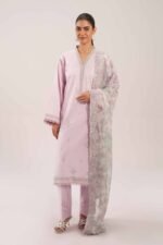 3 Piece - Digital Printed Embroidered Suit - 42601235