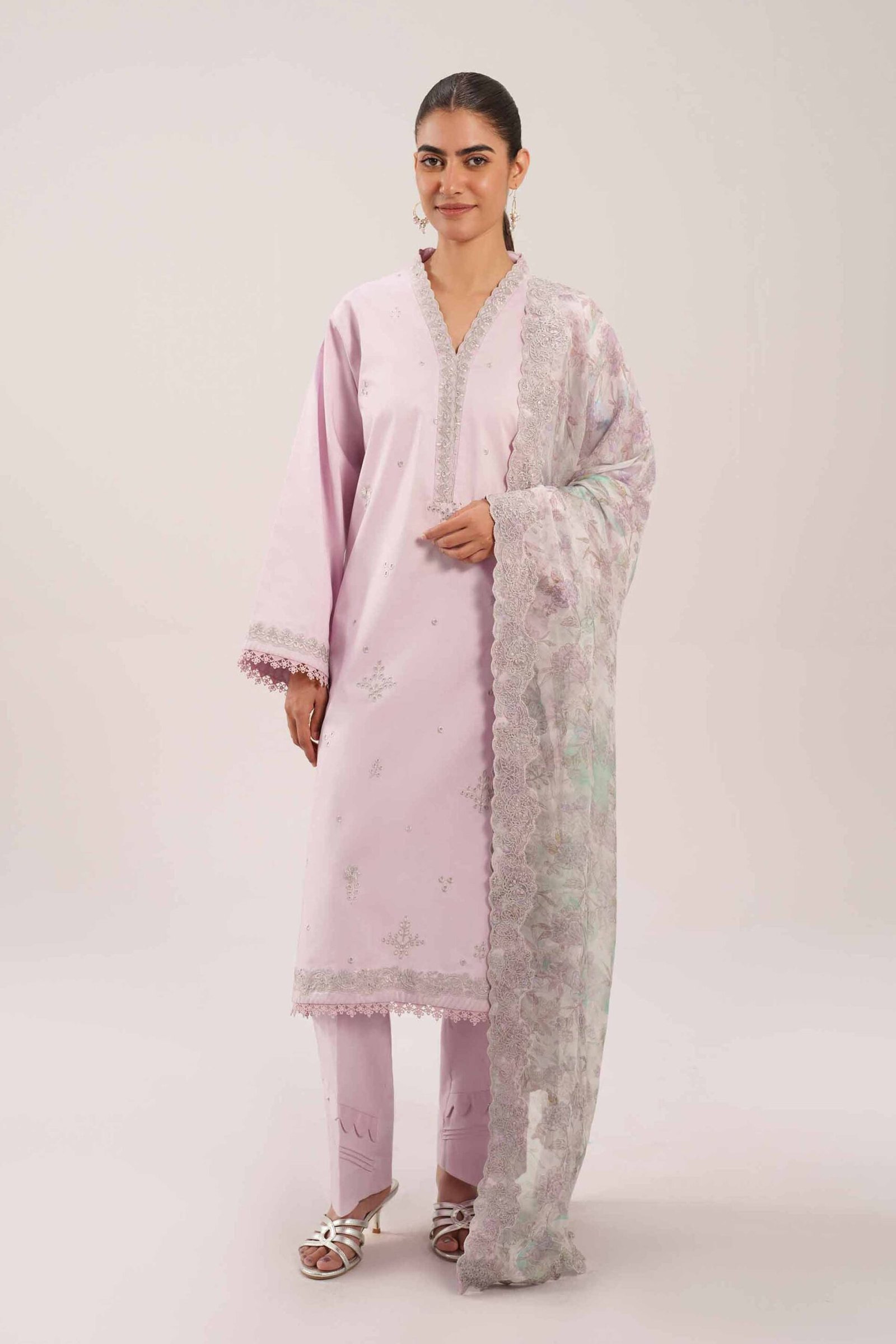 42601235-_8.jpg 3 Piece - Digital Printed Embroidered Suit - 42601235 - Image 1