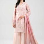 3 Piece - Digital Printed Embroidered Suit - 42601237