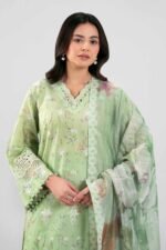 3 Piece - Digital Printed Embroidered Suit - 42601239 - Image 2