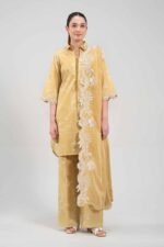 3 Piece - Printed Embroidered Suit - 42601264