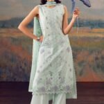 3 Piece - Printed Embroidered Suit - 42601280