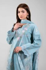 3 Piece - Digital Printed Embroidered Suit - 42601281 - Image 2