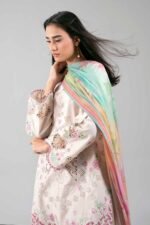 3 Piece - Digital Printed Embroidered Suit - 42601287 - Image 2