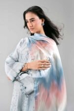 3 Piece - Digital Printed Embroidered Suit - 42601309 - Image 2