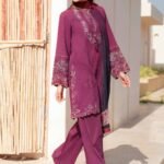 3 Piece - Digital Printed Embroidered Suit - 42601311
