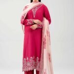 3 Piece - Digital Printed Embroidered Suit - 42601312