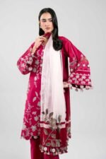 3 Piece - Digital Printed Embroidered Suit - 42601316 - Image 2