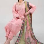 3 Piece - Digital Printed Embroidered Suit - 42601317