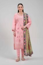 3 Piece - Digital Printed Embroidered Suit - 42601317 - Image 2