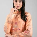 3 Piece - Digital Printed Embroidered Suit - 42601318