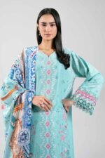 3 Piece - Digital Printed Embroidered Suit - 42601320 - Image 2