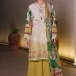 3 Piece - Digital Printed Embroidered Suit - 42601327