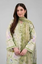 3 Piece - Digital Printed Embroidered Suit - 42601329 - Image 2