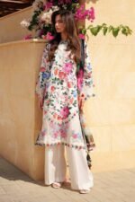3 Piece - Digital Printed Embroidered Suit - 42601331