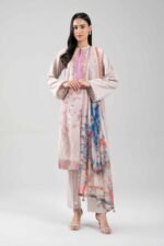 3 Piece - Digital Printed Embroidered Suit - 42601336