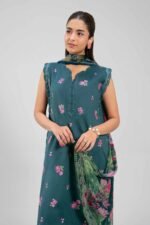 3 Piece - Digital Printed Embroidered Suit - 42601339 - Image 2