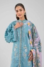 3 Piece - Digital Printed Embroidered Suit - 42601343 - Image 2