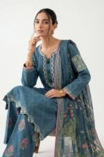 3 Piece - Digital Printed Embroidered Suit - 42601358 - Image 2