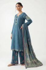 3 Piece - Digital Printed Embroidered Suit - 42601358 - Image 3