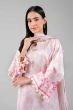 3 Piece - Digital Printed Embroidered Suit - 42601384 - Image 2