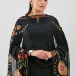 3 Piece - Digital Printed Embroidered Suit - 42619516