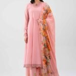 3 Piece - Digital Printed Embroidered Suit - 42619518