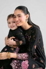 2 Piece - Printed Embroidered Suit - PMD26-03 M - Image 5