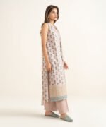 Lawn Embroidered Pink 3 Piece Suit - Image 3