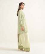 Lawn Embroidered Green 3 Piece Suit - Image 2