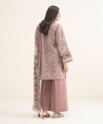 Cotton Embroidered Pink 3 Piece Suit - Image 4