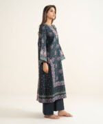 Lawn Embroidered Black 3 Piece Suit - Image 3