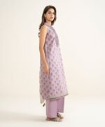 Lawn Embroidered Purple 3 Piece Suit - Image 3